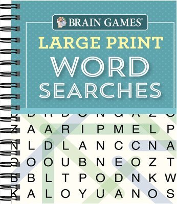 Brain Games - Large Print Word Searches (Teal) 1