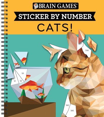 Brain Games - Sticker by Number: Cats! (28 Images to Sticker) 1