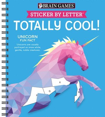 Publications International Ltd, New Seasons, Brain Games - Brain Games - Sticker by Letter: Totally Cool! (Sticker Puzzles - Kids Activity Book), Häftad