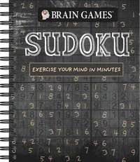 bokomslag Brain Games - Sudoku (Chalkboard #1): Exercise Your Mind in Minutes Volume 1