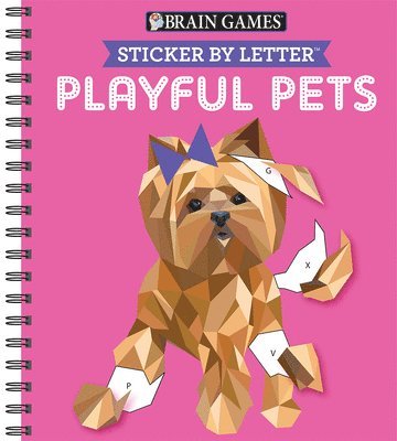 bokomslag Brain Games - Sticker by Letter: Playful Pets (Sticker Puzzles - Kids Activity Book)