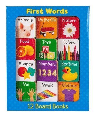 Little Grasshopper Books, Publications International Ltd - First Words - 12 Board Book Set, Kartonnage