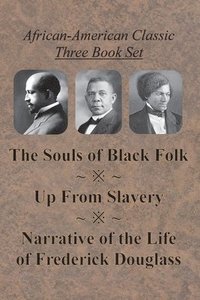 bokomslag African-American Classic Three Book Set - The Souls of Black Folk, Up From Slavery, and Narrative of the Life of Frederick Douglass