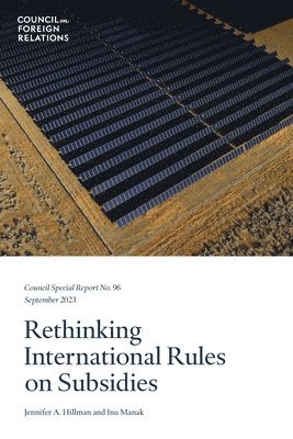 Rethinking International Rules on Subsidies 1