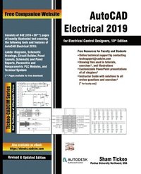 bokomslag AutoCAD Electrical 2019 for Electrical Control Designers, 10th Edition