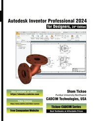 bokomslag Autodesk Inventor Professional 2024 for Designers, 24th Edition