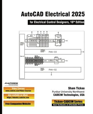 bokomslag AutoCAD Electrical 2025 for Electrical Control Designers, 16th Edition