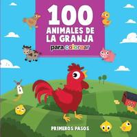 bokomslag 100 Animales de la Granja Para Colorear