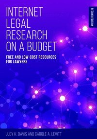 bokomslag Internet Legal Research on a Budget