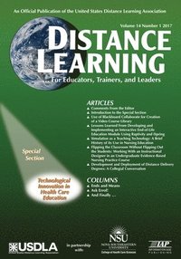 bokomslag Distance Learning - Volume 14
