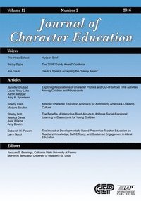 bokomslag Journal of Character Education, Volume 12, Issue 2, 2016