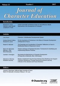 bokomslag Journal of Character Education