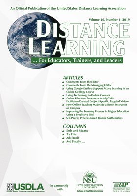 Distance Learning Vol 16 Issue 1 1