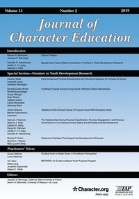 bokomslag Journal of Character Education Volume 15 Issue 2 2019
