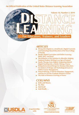 bokomslag Distance Learning Vol 16 Issue 2