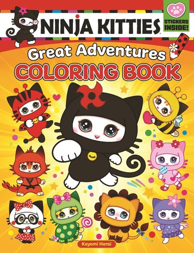 bokomslag Ninja Kitties Great Adventures Coloring Book