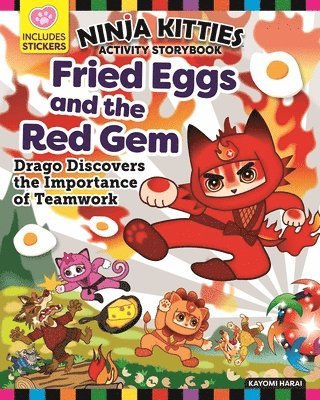bokomslag Ninja Kitties Fried Eggs and the Red Gem Activity Storybook