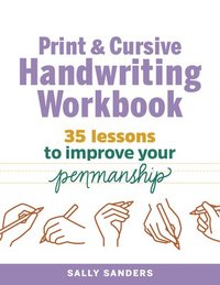 bokomslag Print and Cursive Handwriting Workbook