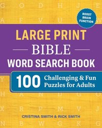 bokomslag Large Print Bible Word Search Book: 100 Challenging and Fun Puzzles for Adults