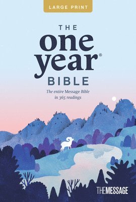 The One Year Bible the Message, Large Print Thinline Edition (Softcover) 1