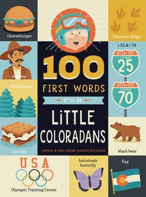 bokomslag 100 First Words for Little Coloradans