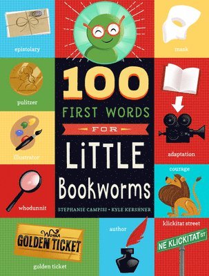Stephanie Campisi - 100 First Words for Little Bookworms, Kartonnage