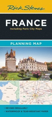 bokomslag Rick Steves France Planning Map