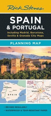 bokomslag Rick Steves Spain & Portugal Planning Map