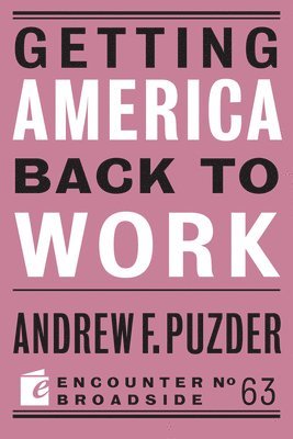 bokomslag Getting America Back to Work
