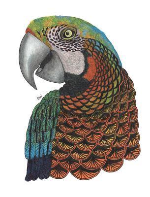 TangleEasy Lined Journal Parrot 1