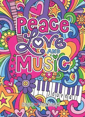 Notebook Doodles Peace Love and Music Guided Journal 1