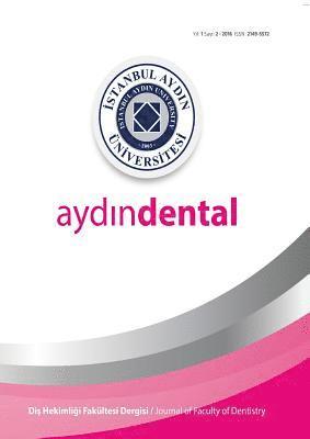 Istanbul Aydin University Journal of the Faculty of Dentistry: Year 1 N.1 1