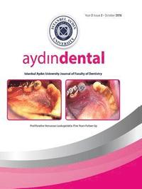 bokomslag Aydin Dental: Istanbul Aydin University Journal of Faculty of Dentistry