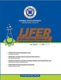 bokomslag International Journal of Food Engineering Research: Istanbul Aydin University Engineering Faculty