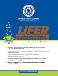 bokomslag Istanbul Aydin University Engineering Faculty International Journal of Food Engineering Research: (Ijfer