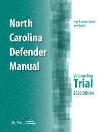 bokomslag North Carolina Defender Manual