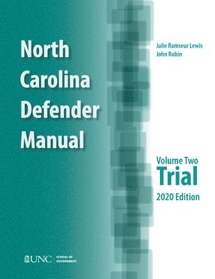 North Carolina Defender Manual 1