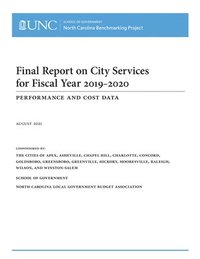 bokomslag Final Report on City Services for Fiscal Year 2019-2020: Performance and Cost Data