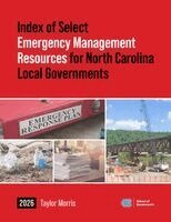 Taylor Morris - Index of Select Emergency Management Resources for North Carolina Local Governments, Häftad