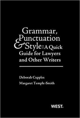 Grammar, Punctuation, and Style 1