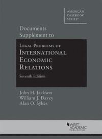 bokomslag Documents Supplement to Legal Problems of International Economic Relations