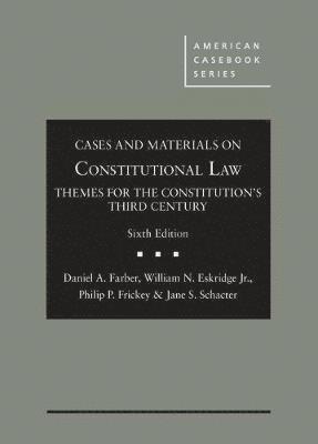 Cases and Materials on Constitutional Law 1