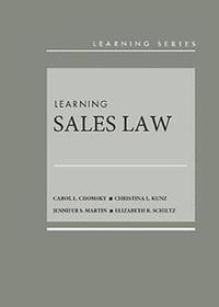 bokomslag Learning Sales Law - CasebookPlus