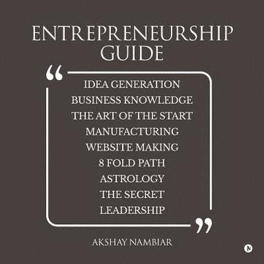 bokomslag Entrepreneurship Guide