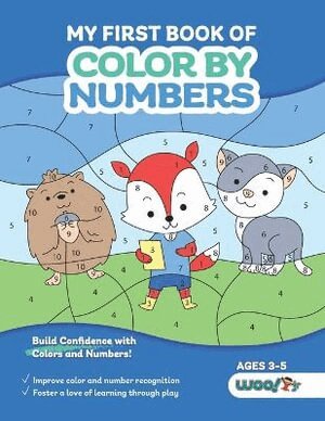 Woo! Jr. Kids Activities - My First Book of Color by Numbers, Häftad