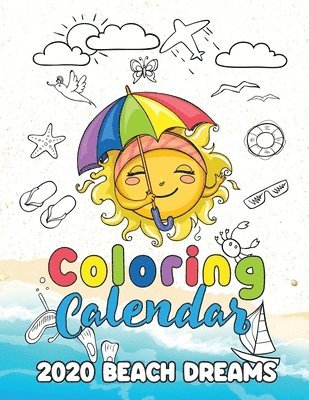 Coloring Calendar 2020 Beach Dreams 1