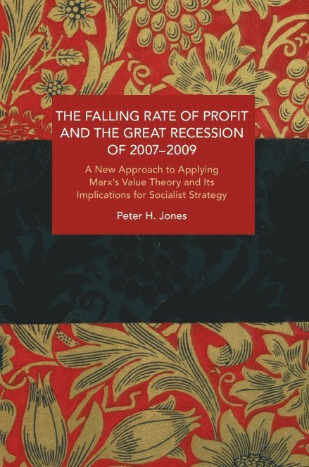 Peter H. Jones, Peter H Jones - Falling Rate of Profit and the Great Recession of 2007-2009, Häftad