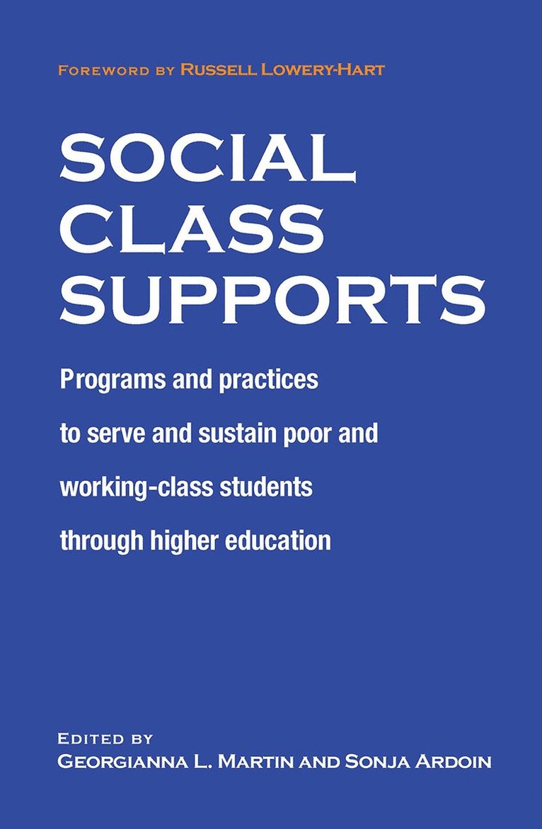 Georgianna Martin, Sonja Ardoin - Social Class Supports, Inbunden