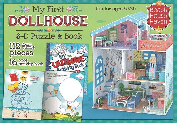 Beach Haven: My First Dollhouse 3D Puzzle and Book 1