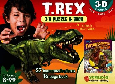 Sequoia Children's Publishing - T. Rex: 3D Puzzle and Book [With Puzzle], Inbunden